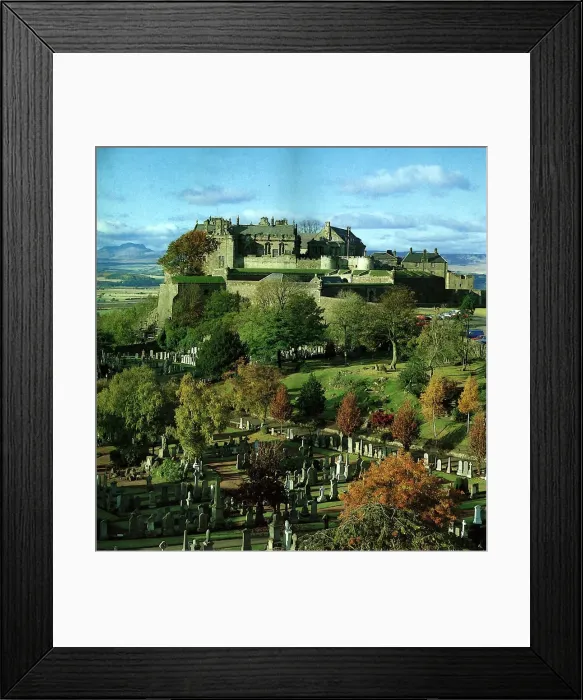 Framed Print : Stirling Castle graveyard 1999 Framed Print : Stirling Castle graveyard 1999