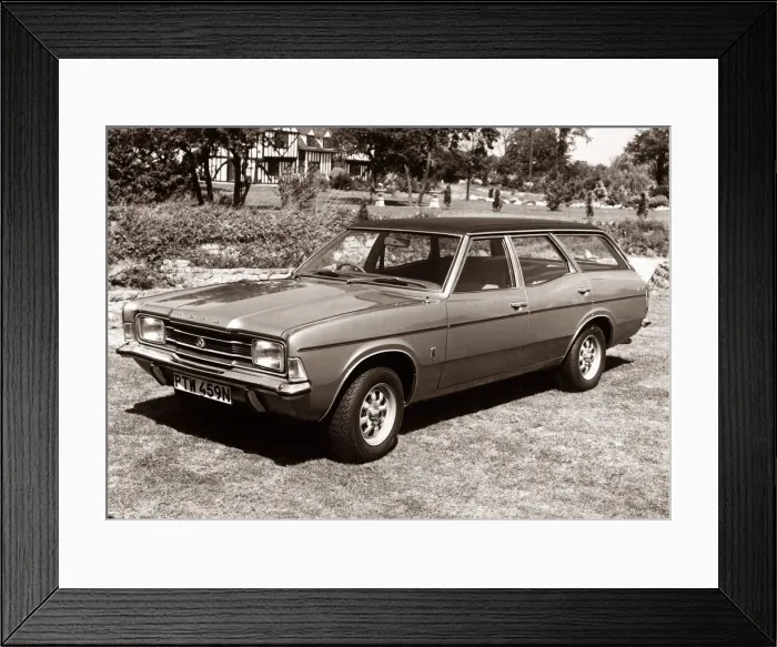 Framed Print : Ford Cortina 1974 - Motor Cars