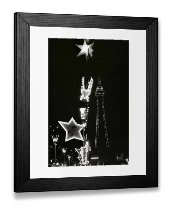 Framed Print : The world famous Blackpool Illuminations in the Lancashire seaside resort Framed Print : The world famous Blackpool Illuminations in the Lancashire seaside resort