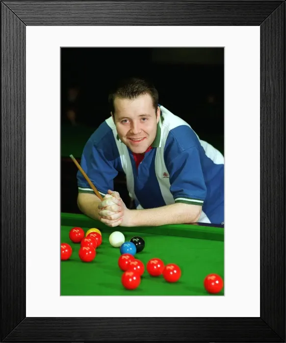 Framed Print : Scots snooker star John Higgins September 1997 Framed Print : Scots snooker star John Higgins September 1997