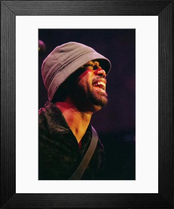 Framed Print : Darius Rucker singing during concert October 1998 Framed Print : Darius Rucker singing during concert October 1998