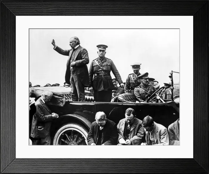 Framed Print : David Lloyd George, British Prime Minister (left), and Canada Framed Print : David Lloyd George, British Prime Minister (left), and Canada
