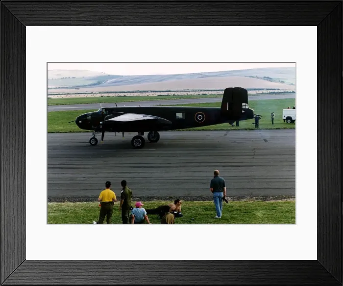Framed Print : Air Aircraft North American B25 Mitchell twin engine bomber built in the USA seen here Framed Print : Air Aircraft North American B25 Mitchell twin engine bomber built in the USA seen here