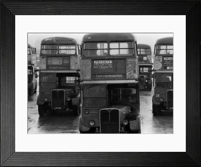 Framed Print : Red Arrow Double Decker Bues - June 1979 Framed Print : Red Arrow Double Decker Bues - June 1979