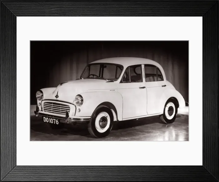 Framed Print : Morris Minor 1000 Saloon 1956 - Motor Car Framed Print : Morris Minor 1000 Saloon 1956 - Motor Car