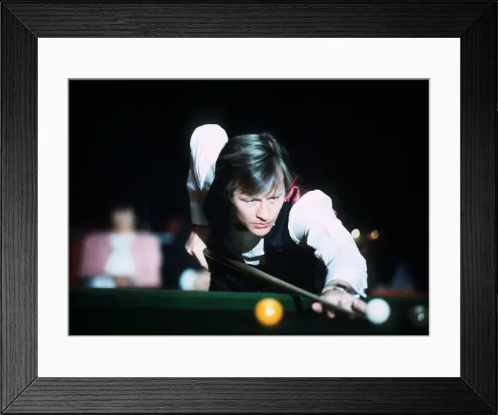 Framed Print : Alex Higgins 1984 Snooker Player Benson and Hedges Championship at Wembley
