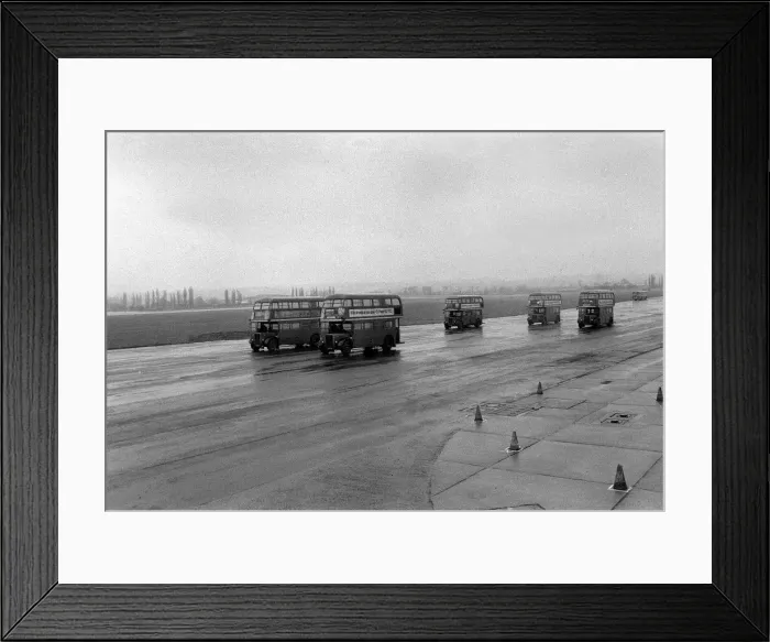 Framed Print : Red Arrow Double Decker Bus - June 1979 Framed Print : Red Arrow Double Decker Bus - June 1979