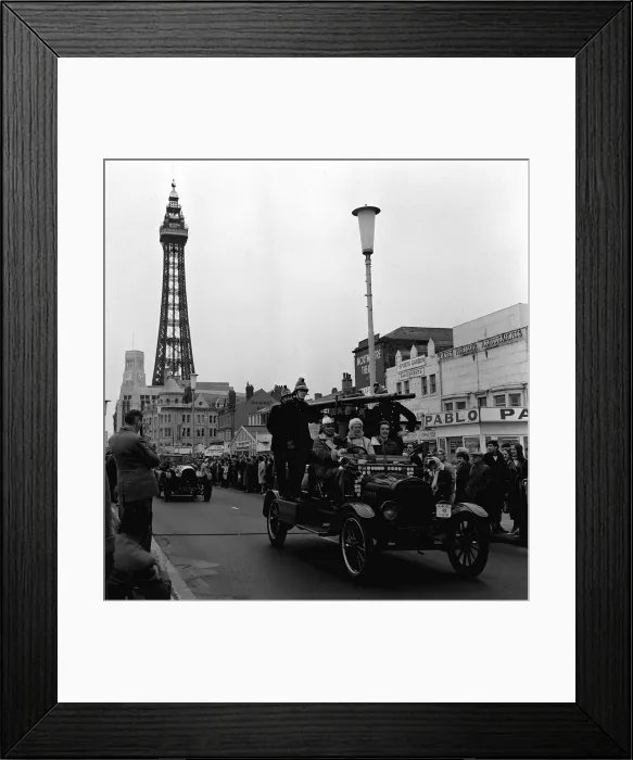 Framed Print : Veteran and Vintage Car Rally from Manchester to Blackpool 1964 - Ford T Framed Print : Veteran and Vintage Car Rally from Manchester to Blackpool 1964 - Ford T