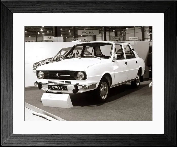 Framed Print : Skoda 1050s 1976 - Motor Car Motor Show Framed Print : Skoda 1050s 1976 - Motor Car Motor Show