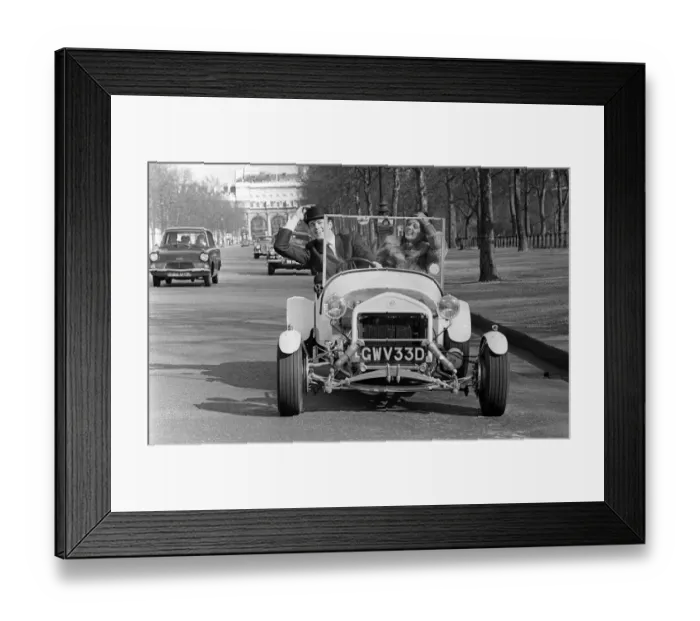 Framed Print : Cars Motors Hot Rod Swinging Sixties Collection March 1967 Home built Hot Rod car