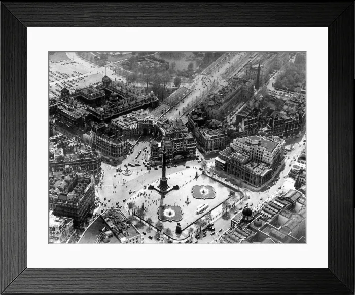 Framed Print : London England May 1937 Trafalgar Square London Aerial Views Landmarks Framed Print : London England May 1937 Trafalgar Square London Aerial Views Landmarks