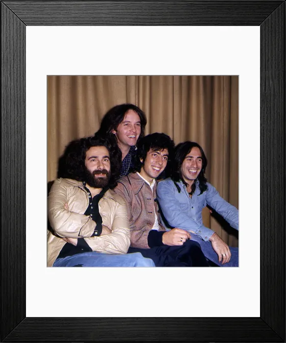 Framed Print : The band members of the rock pop group 10 cc Framed Print : The band members of the rock pop group 10 cc