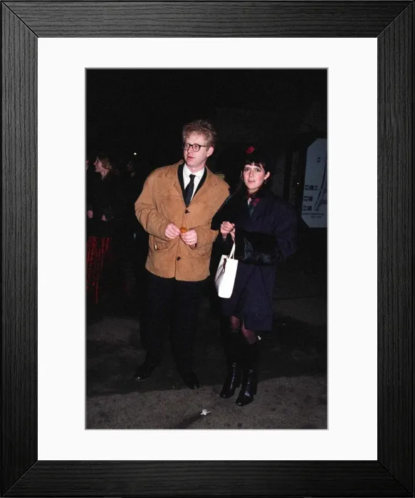 Framed Print : Emma Freud and Richard Curtis leave Angus Deytons 40th Birthday party at the Altitude 95 Framed Print : Emma Freud and Richard Curtis leave Angus Deytons 40th Birthday party at the Altitude 95