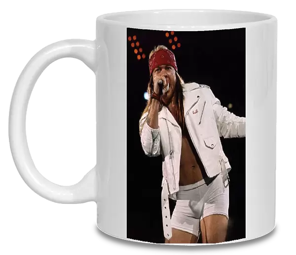 Axl Rose Pop Singer of Guns N Roses Pop Group at Freddie Mercury Tribute Concert 1992