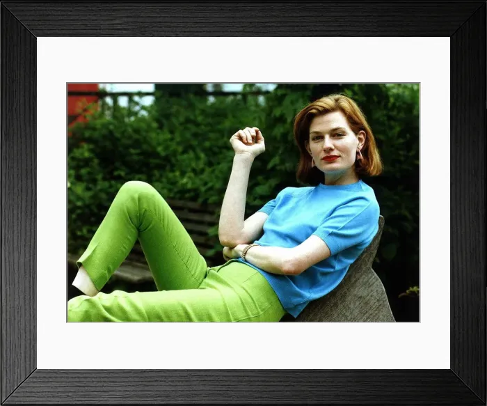 Framed Print : Laurie Pike American TV Presenter