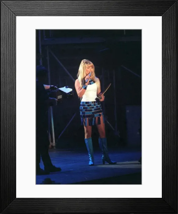 Framed Print : Dani Behr TV presenter at the Smash Hits Poll Winners Party