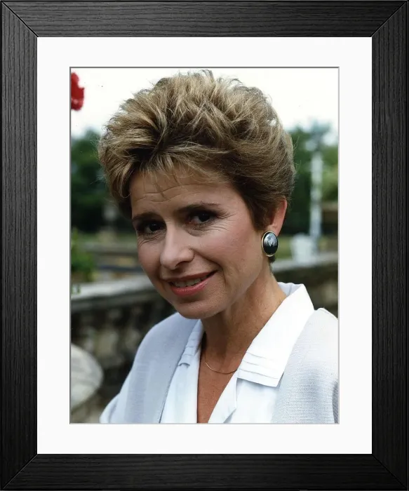 Framed Print : Brigit Forsythe actress - August 1989 Framed Print : Brigit Forsythe actress - August 1989