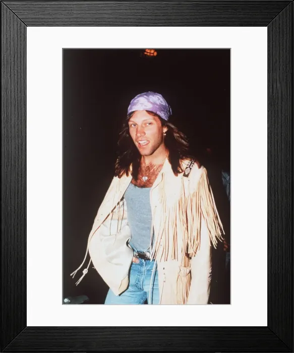 Framed Print : Jon Bon Jovi Pop Singer at the Palladium in New York Framed Print : Jon Bon Jovi Pop Singer at the Palladium in New York