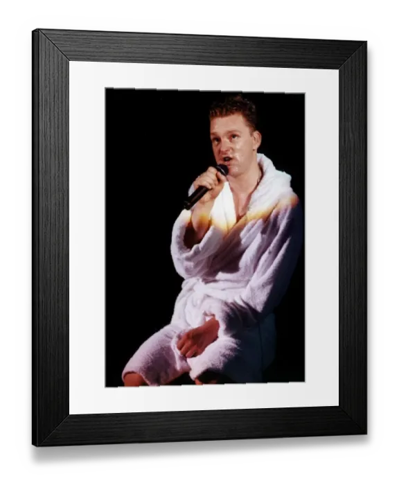 Framed Print : Erasure Pop Group Duo Andy Bell Singer
