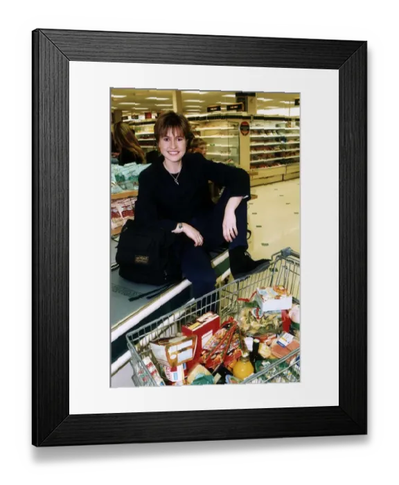Framed Print : Emma Forbes TV Presenter