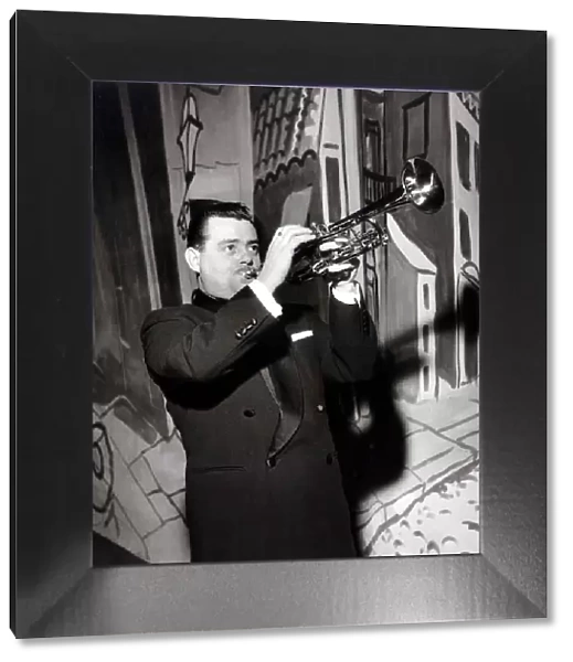 Eddie Calvert, Trumpetier Musician, playing trumpet Circa 1960