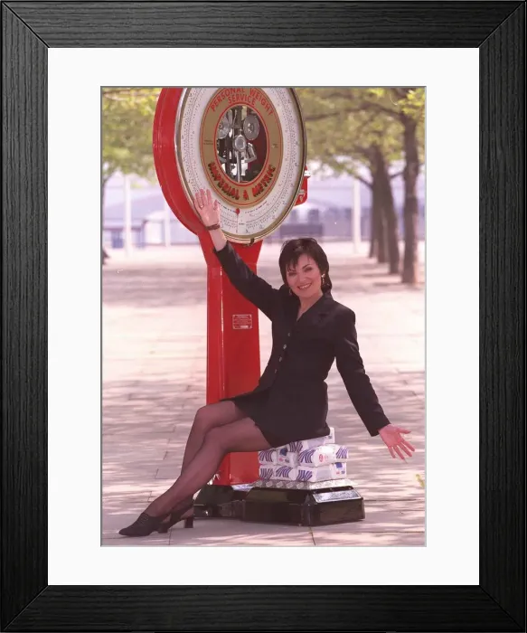 Framed Print : TV Presenter Lorraine Kelly Who Has Lost 26lbs With Weight Watches Framed Print : TV Presenter Lorraine Kelly Who Has Lost 26lbs With Weight Watches