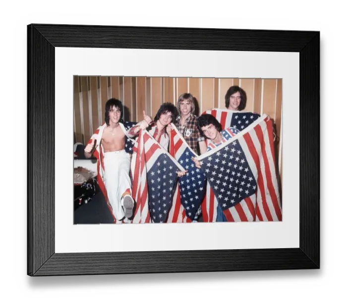 Framed Print : Bay City Rollers September 1975