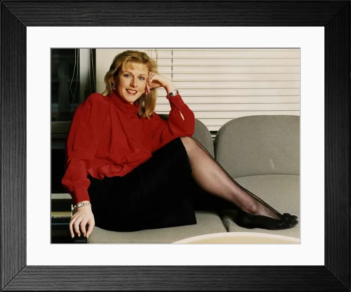 Framed Print : Sue Osman TV presenter of 4 what its worth Framed Print : Sue Osman TV presenter of 4 what its worth