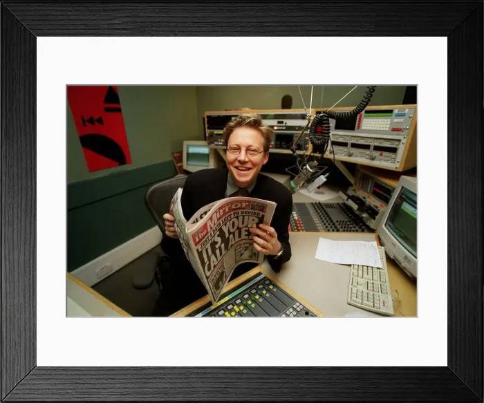 Framed Print : Simon Mayo DJ October 1999 Framed Print : Simon Mayo DJ October 1999