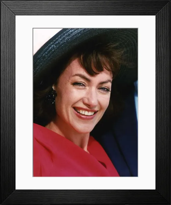 Framed Print : Susan Gilmore actress from Howards Way - October 1989 Framed Print : Susan Gilmore actress from Howards Way - October 1989