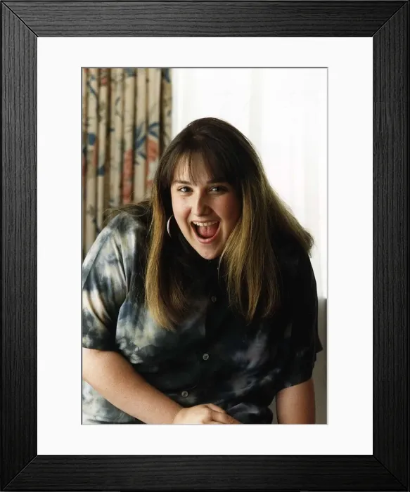 Framed Print : Ricki Lake Actress and American chat show host August 1988