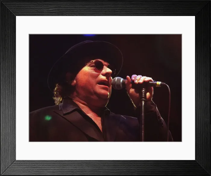 Framed Print : Van Morisson in concert at the SECC Glasgow June 1998