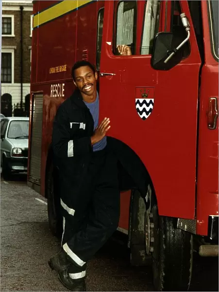 Trevor Etienne actor from Londons Burning Novemebr 1988