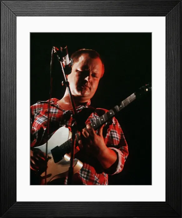 Framed Print : The Pixies on stage at Reading Festival 1990 Black Francis singer guitarist