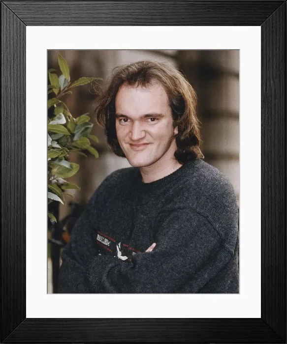 Framed Print : Quentin Tarantino Film Director - March 1993 Writer Framed Print : Quentin Tarantino Film Director - March 1993 Writer