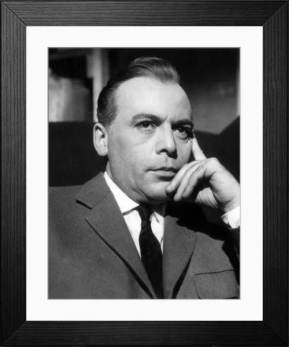 Framed Print : Herbert Lom - actor - March 1963 Framed Print : Herbert Lom - actor - March 1963