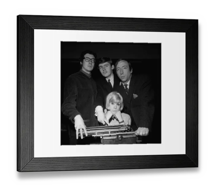 Framed Print : The Scaffold pop group March 1964 Roger McGough Mike McGear John Gorman and Shelia Fearn Framed Print : The Scaffold pop group March 1964 Roger McGough Mike McGear John Gorman and Shelia Fearn