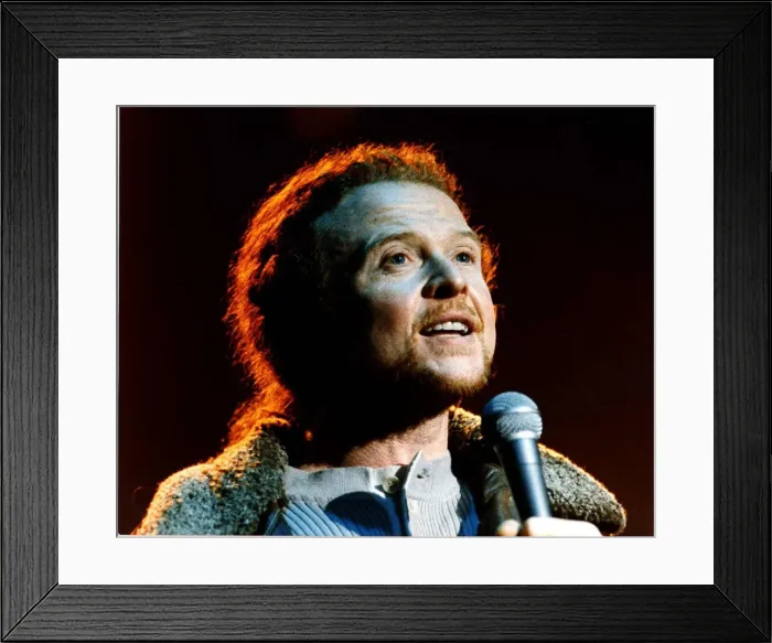 Framed Print : Mick Hucknall pop singer with Simply Red performing on stage Framed Print : Mick Hucknall pop singer with Simply Red performing on stage