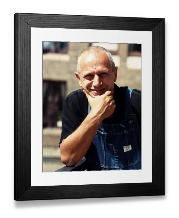 Framed Print : Steven Berkoff actor and director - August 1989 Framed Print : Steven Berkoff actor and director - August 1989