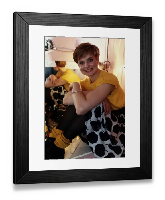 Framed Print : Linda Davidson Actress former Eastenders star February 1989 Framed Print : Linda Davidson Actress former Eastenders star February 1989