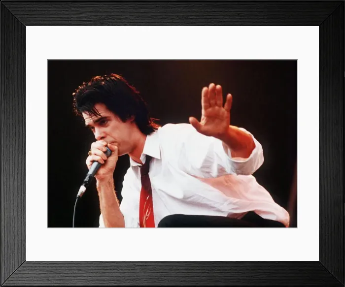 Framed Print : Nick Cave Australian on stage 1990 Nick Cave And The Bad Seeds Framed Print : Nick Cave Australian on stage 1990 Nick Cave And The Bad Seeds