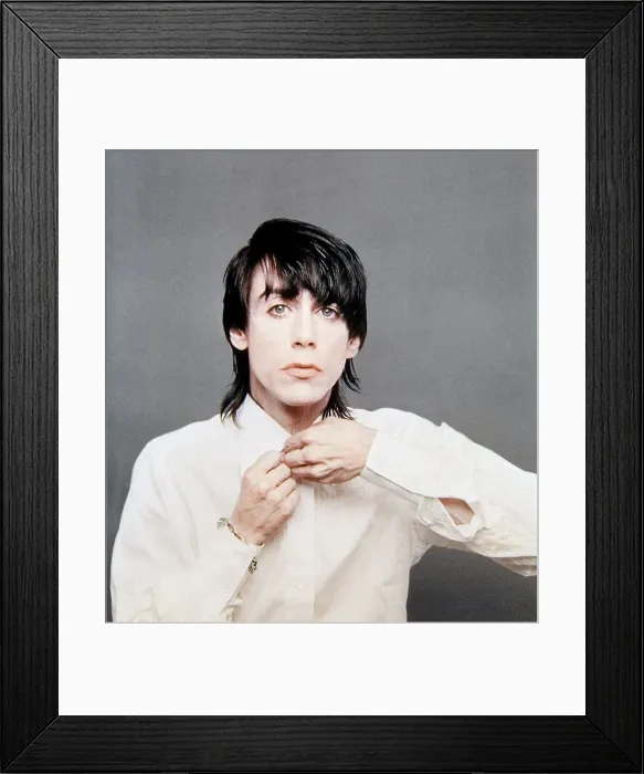 Framed Print : Singer Iggy Pop 1977