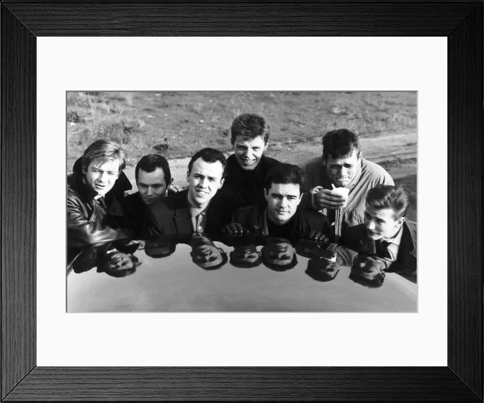 Framed Print : Pop group Madness are making a new video Framed Print : Pop group Madness are making a new video