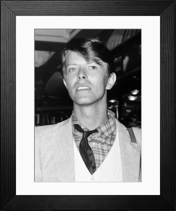 Framed Print : David Bowie pop singer 1978 Framed Print : David Bowie pop singer 1978