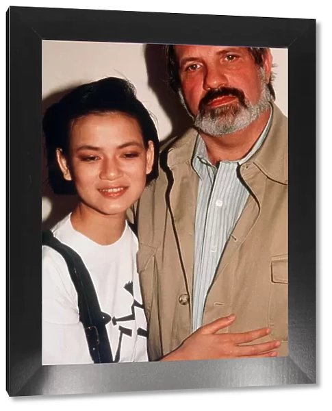 Brian De Palma film director with Thuy Thy Le September 1989