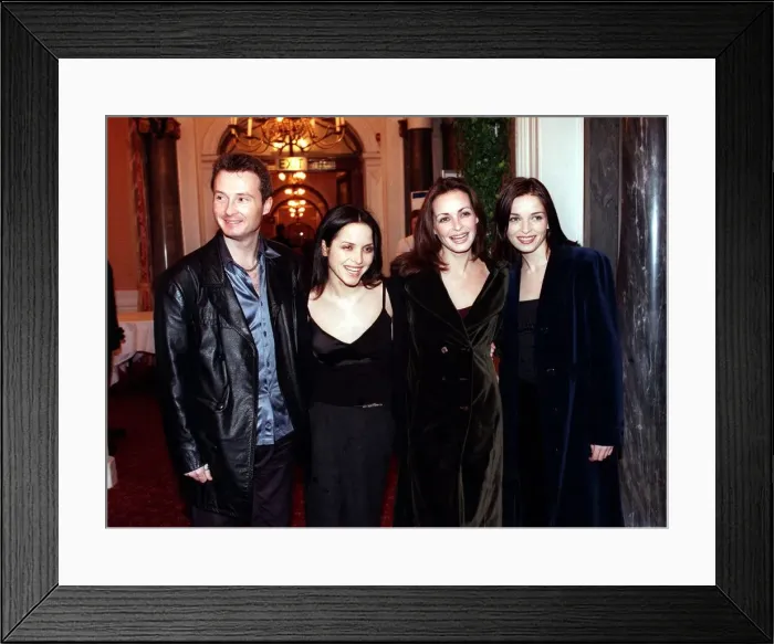 Framed Print : The Corrs at the Central Hotel Glasgow December 1998 Cash for Kids