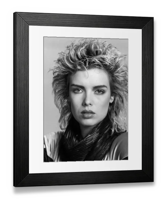 Framed Print : Kim Wilde pop singer, 23rd October 1984