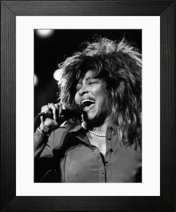 Framed Print : Tina Turner in concert, Break Every Rule World Tour, NEC Arena, Birmingham, June 1987 Framed Print : Tina Turner in concert, Break Every Rule World Tour, NEC Arena, Birmingham, June 1987