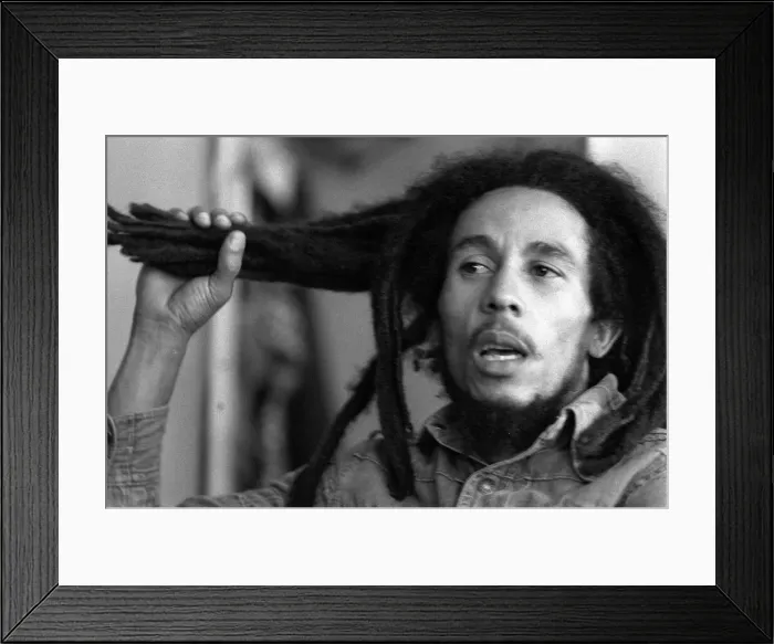 Framed Print : Bob Marley Jamaican Reggae singer writer talking during an interview for the Daily Mirror Framed Print : Bob Marley Jamaican Reggae singer writer talking during an interview for the Daily Mirror