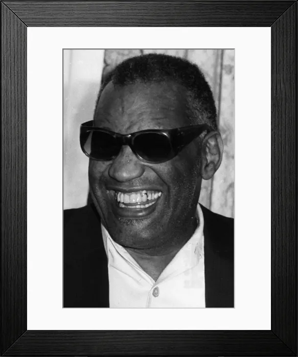 Framed Print : Ray Charles blues singer pop 1981 Framed Print : Ray Charles blues singer pop 1981